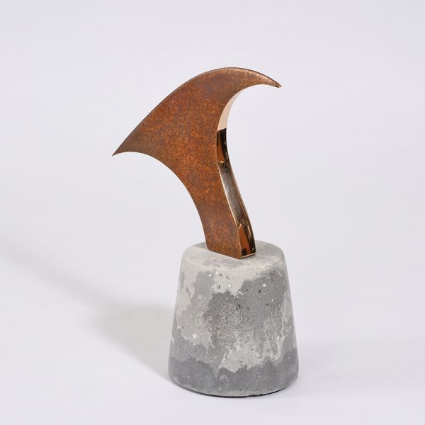 Swoop II Bronze Desktop Sculpture